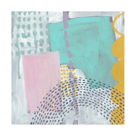 Trademark Fine Art Chariklia Zarris 'Lollipop Abstract VI' Canvas Art, 14x14 WAG15665-C1414GG